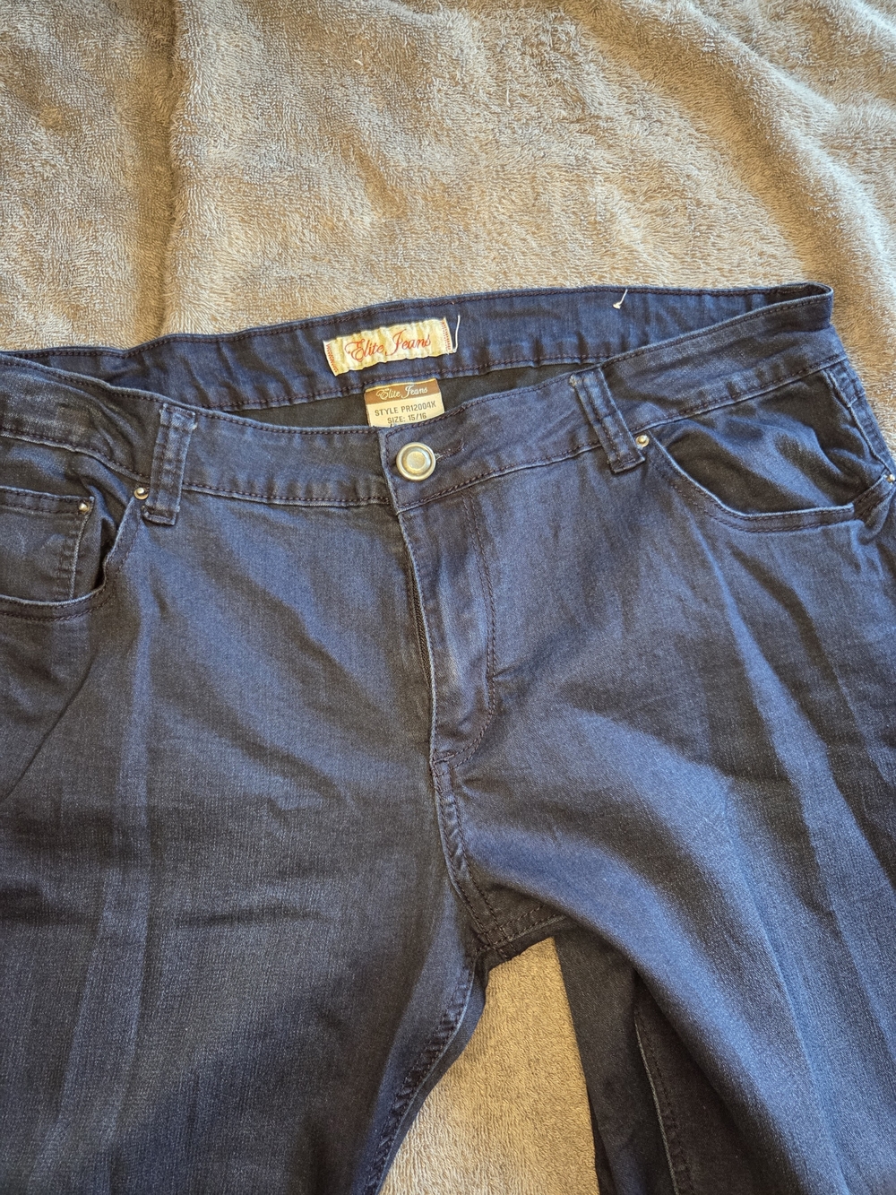 Elite Jeans Dark Indigo High-Rise Jeans